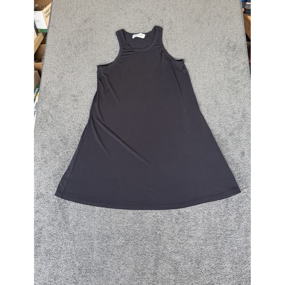 Veronica M Los Angeles Black Sleeveless A-Line Mini Dress DSS-2157 Small